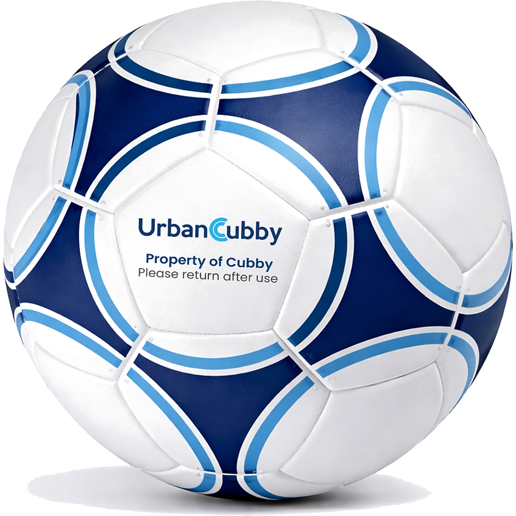 Gepersonaliseerde UrbanCubby voetbal in huisstijl