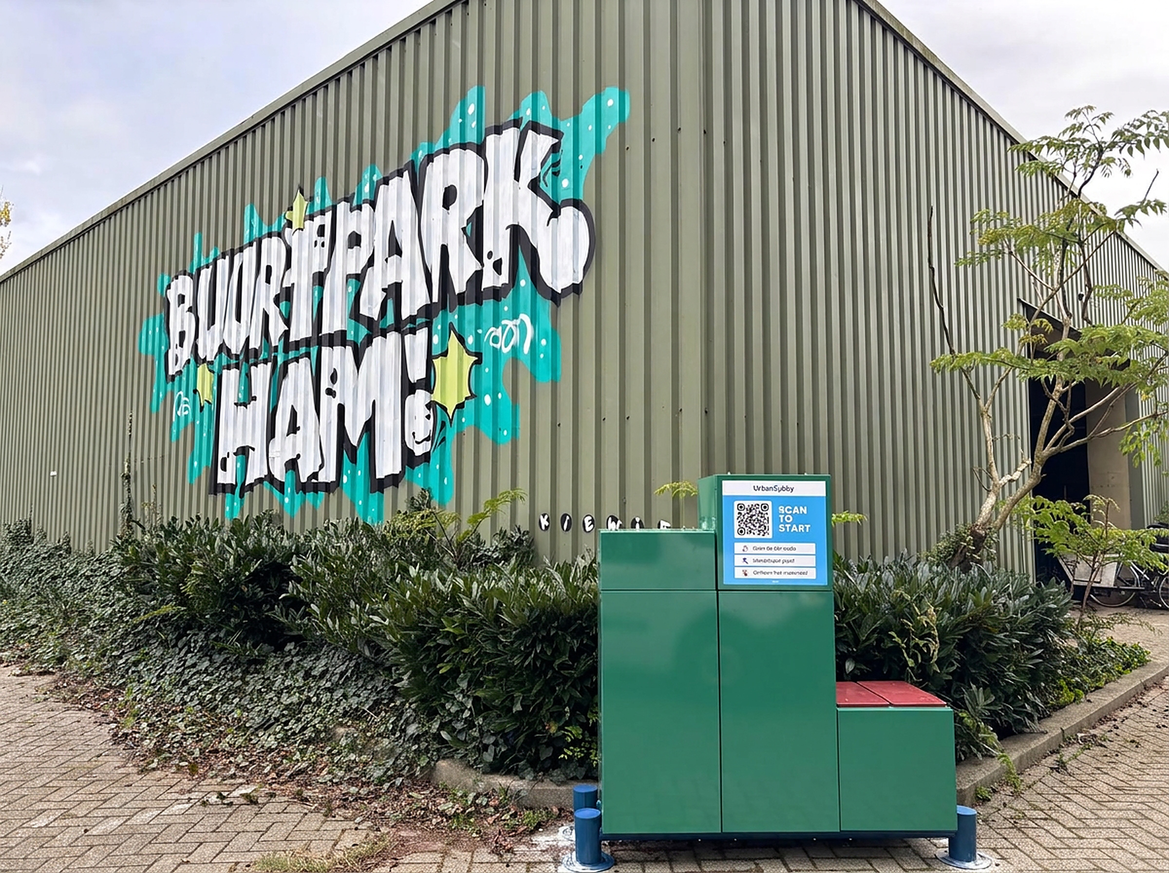 UrbanCubby in Buurtpark Ham, Gent
