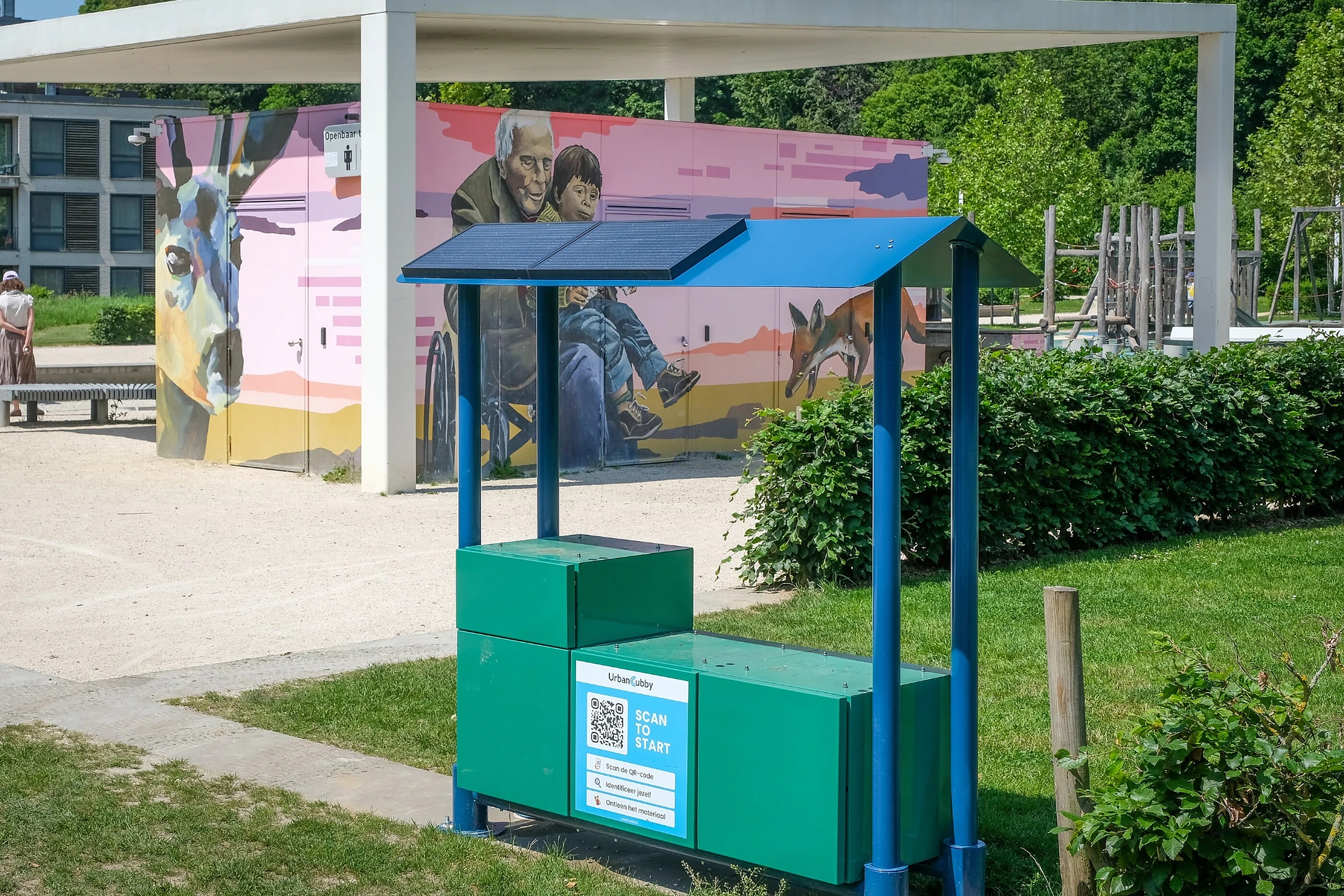 UrbanCubby in de Koninklijke Moestuin, Tervuren