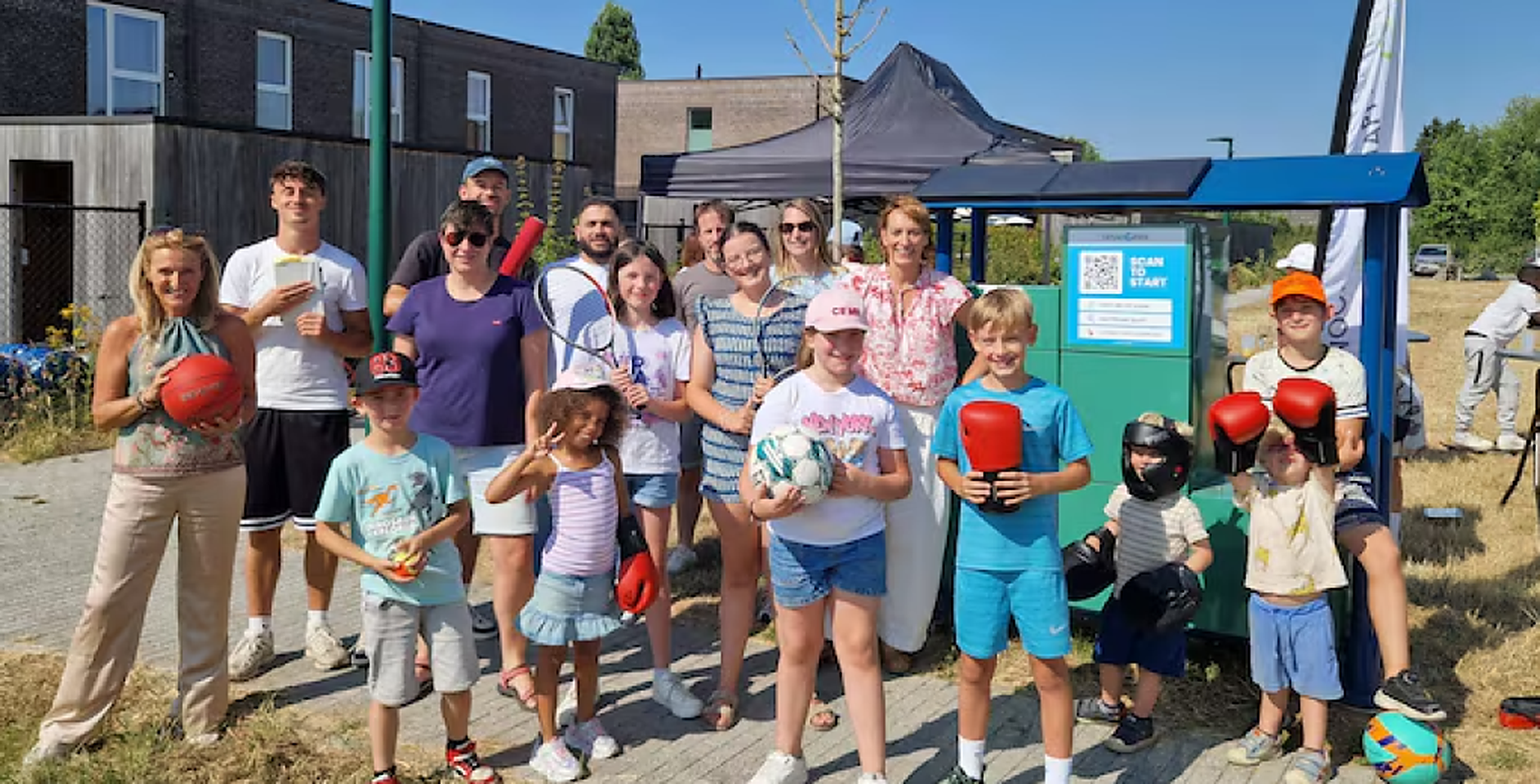 Oudenaarde zet UrbanCubby neer: gratis sportmateriaal in Volkegem